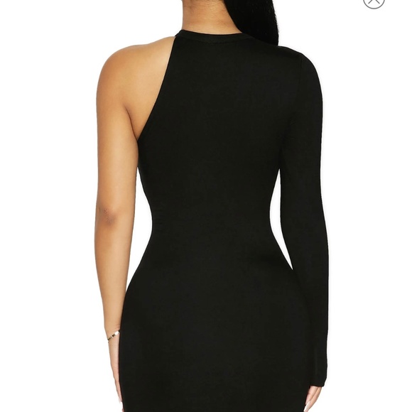 On One-Shoulder Body-Con Minidress - Picture 2 of 4